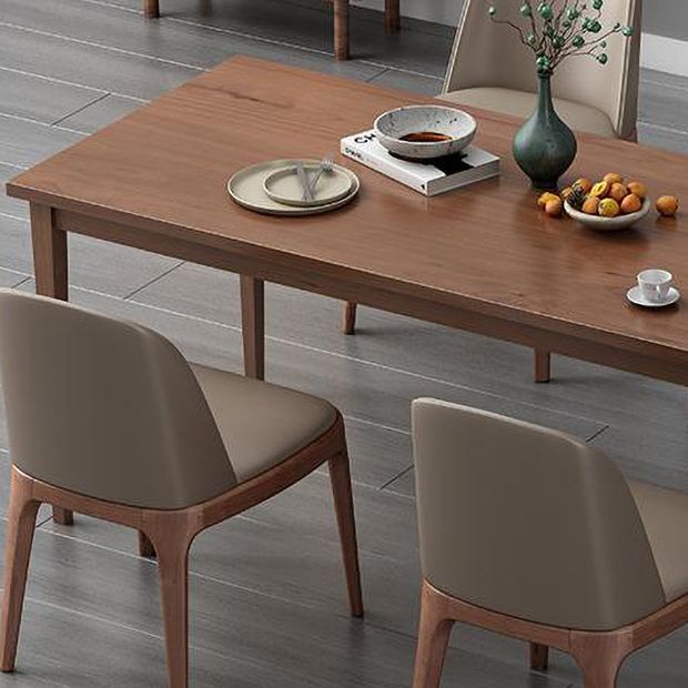 Modern 1/2/4/5 Pieces Rectangle Dining Set Solid Wood Kitchen Table with Chairs Clearhalo 'Dining Room Sets' 'Dining Tables & Seating' 'dining_room_set' 'furn' 'furn_dining_room_set' 'Furniture' 'furniture_dining_room_set' 'Kitchen & Dining Furniture' 'kitchen&dining_furn' 'kitchen' 1200x1200_1f325a8a-64c7-44d3-97e0-4454a47d886f