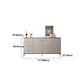 Soggiorno sideboard glam cabinet mobile sideboidale regolabile a scaffalatura con cassetti