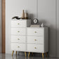 Vertical Glam Storage Chest Wooden Soft-Close Drawers Dresser with Metal Feet Clearhalo 'Bedroom Furniture' 'Dressers & Chests' 'dressers_chests' 'furn' 'furn_dressers_chests' 'Furniture' 1200x1200_1f33170c-fe4d-4aa0-b1c0-cfc03ed161fc
