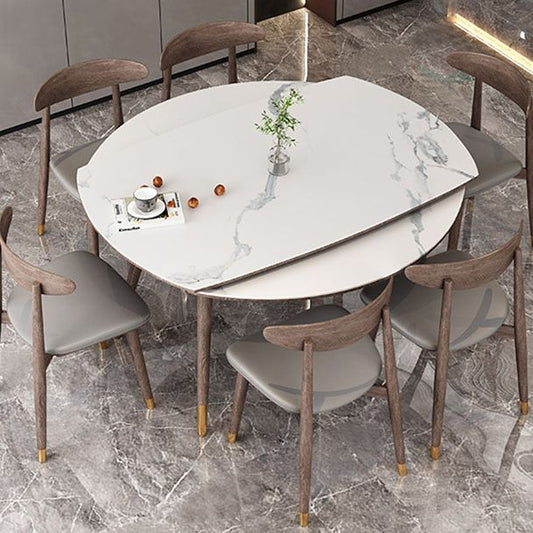 1/4/7 Pcs Table Furniture Set Dining Table Set with Sintered Stone Top for Home Clearhalo 'Dining Room Sets' 'Dining Tables & Seating' 'dining_room_set' 'furn' 'furn_dining_room_set' 'Furniture' 'furniture_dining_room_set' 'Kitchen & Dining Furniture' 1200x1200_1f37e69c-7024-4d71-8d22-41a0dab129aa