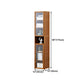 Vertical Standard Bookcase Contemporary Bamboo Closed Back Bookcase for Home Office Clearhalo 'Bookcases' 'furn' 'furn_bookcases' 'Furniture' 'furniture_bookcases' 'Office Furniture' 1200x1200_1f38c9ad-6a8f-4a7e-9b29-0e8db43428fe