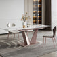 Contemporary 1/4/6/7/9 Pieces Dining Chairs Set Stone Rectangle Furniture Clearhalo 'Dining Room Sets' 'Dining Tables & Seating' 'dining_room_set' 'furn' 'furn_dining_room_set' 'Furniture' 'Kitchen & Dining Furniture' 1200x1200_1f38cc8c-ab15-45ae-8624-42396ac9ef89