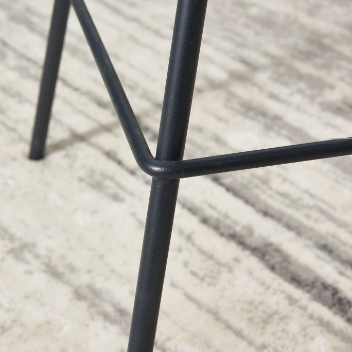 Contemporary Bar-stool PU Leather Counter Bar Stool for Kitchen with 4 Metal Legs Clearhalo 'Bar Furniture' 'Bar Stools' 'bar_stools' 'furn' 'furn_bar_stools' 'Furniture' 'Kitchen & Dining Furniture' 1200x1200_1f394dfb-f361-463f-8e83-b9523bf1536a