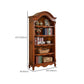 Contemporary Closed Back Bookshelf Vertical Solid Wood Bookcase for Office Clearhalo 'Bookcases' 'furn' 'furn_bookcases' 'Furniture' 'Office Furniture' 1200x1200_1f3a38d6-5b4c-49ef-ad8a-ff42f366565f