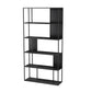 Open Metal Bookcase Industrial Rectangular Shelf for study room Clearhalo 'Bookcases' 'Furniture' 'furniture_bookcases' 'kitchen' 'kitchen_bookcases' 'Living Room Furniture' 'Office Furniture' 1200x1200_1f3c21d9-92b6-4759-9a69-0403ac3dc976