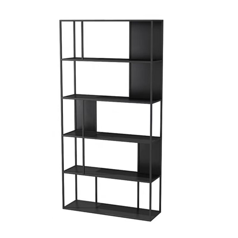 Open Metal Bookcase Industrial Rectangular Shelf for study room Clearhalo 'Bookcases' 'Furniture' 'furniture_bookcases' 'kitchen' 'kitchen_bookcases' 'Living Room Furniture' 'Office Furniture' 1200x1200_1f3c21d9-92b6-4759-9a69-0403ac3dc976