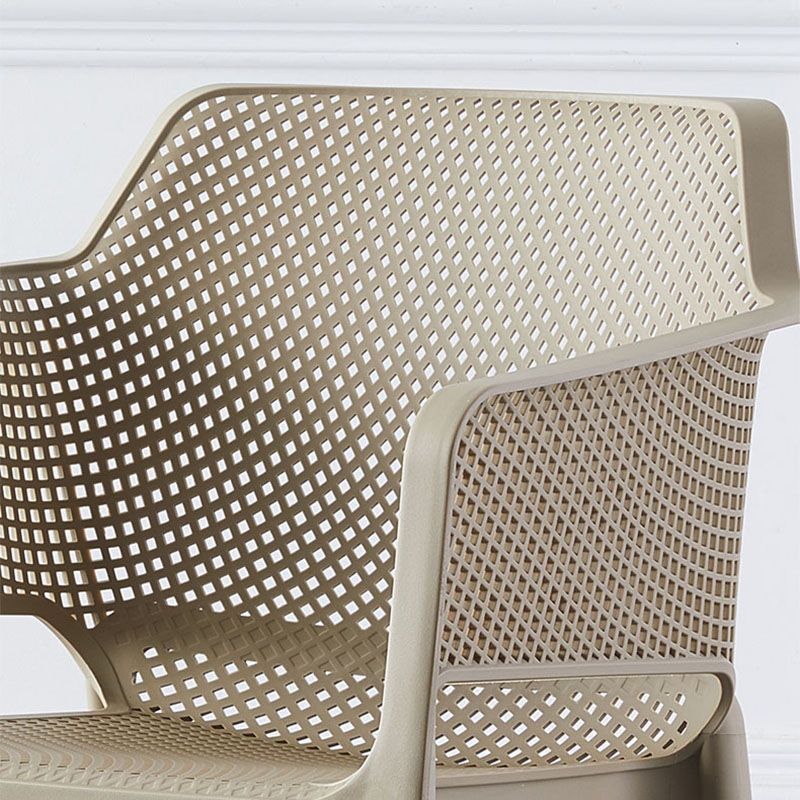 Contemporary Stackable Chair Dining Arm Chairs with Plastic Legs Clearhalo 'Dining Chairs' 'Dining Tables & Seating' 'dining_chair' 'furn' 'furn_dining_chair' 'Furniture' 'Kitchen & Dining Furniture' 1200x1200_1f3cdc29-887f-477c-af01-e00d4b1c9cbd