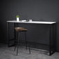 Industrial Rectangle Top Counter Table Stone Top 42-inch Height Table for Coffee Shop Clearhalo 'Bar Furniture' 'Bar Tables' 'bar_tables' 'furn' 'furn_bar_tables' 'Furniture' 'furniture_bar_tables' 'Kitchen & Dining Furniture' 1200x1200_1f3e006a-cb12-4782-8654-76d7531ecdf6