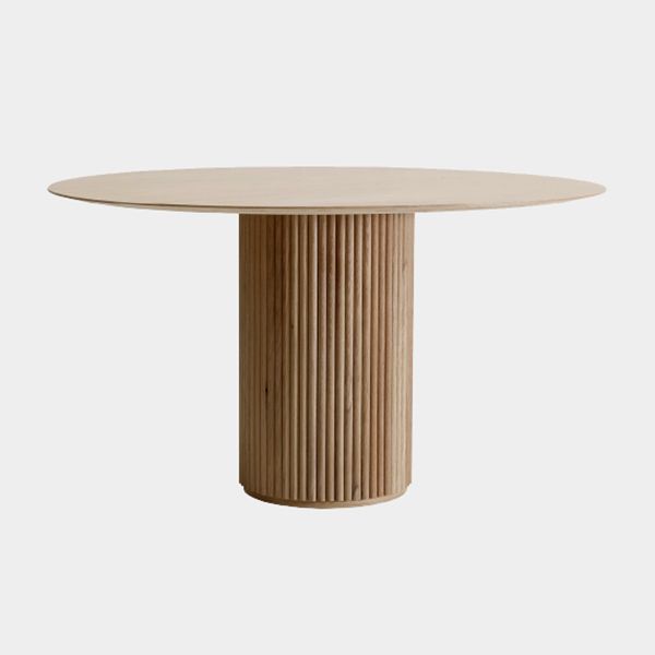 Round Shape Wood Color Dining Table Solid Wood Table Contemporary with Pedestal Clearhalo ' dining_table' 'Dining Tables & Seating' 'Dining Tables' 'furn' 'furn_dining_table' 'Furniture' 'furniture_dining_table' 'Kitchen & Dining Furniture' 'kitchen&dining_furn' 'kitchen' 'kitchen_dining_table' 1200x1200_1f3f2735-1a57-4d60-bce3-12e5badbae91