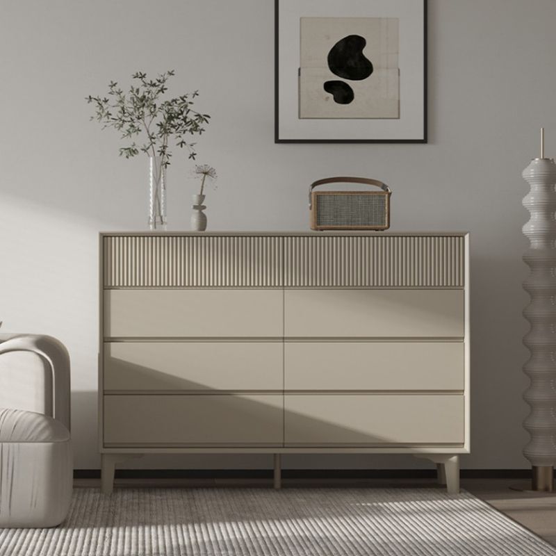 Tocador de madera de doble tocador horizontal contemporáneo para el hogar