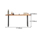 Solid Wood Bar Dining Table Industrial Bar Dining Table with Sled Base in Black Clearhalo 'Bar Furniture' 'Bar Tables' 'bar_tables' 'furn' 'furn_bar_tables' 'Furniture' 'furniture_bar_tables' 'Kitchen & Dining Furniture' 1200x1200_1f3f6e71-ab1a-4b70-928d-33b99d95f4e9