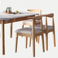 Traditional Sintered Stone Top Dining Set with 4 Brown Solid Wood Legs for Dining Furniture Clearhalo 'Dining Room Sets' 'Dining Tables & Seating' 'dining_room_set' 'furn' 'furn_dining_room_set' 'Furniture' 'furniture_dining_room_set' 'Kitchen & Dining Furniture' 'kitchen&dining_furn' 'kitchen' 1200x1200_1f3fb099-070d-41b5-9cc6-90273401973f