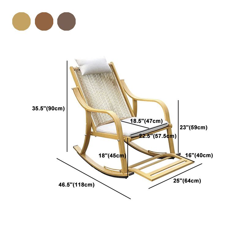 Ergonomic Wicker Rocking Chair with Cushion Spindle Rocking Accent Chair for Outdoor Clearhalo 'Chairs & Seating' 'furn' 'furn_rocking_chairs' 'Furniture' 'Living Room Furniture' 'Rocking Chairs' 'rocking_chairs' 1200x1200_1f4205e4-d7da-44d2-81be-87b8b010556a