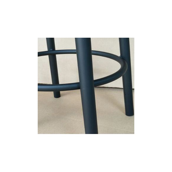 Modern Style Iron Bar Stool with Footrest Coffee Shop Casual Round Bar Stool Clearhalo 'Bar Furniture' 'Bar Stools' 'bar_stools' 'furn' 'furn_bar_stools' 'furniture_bar_stools' 'Kitchen & Dining Furniture' 'kitchen&dining_furn' 'kitchen' 'kitchen_furn' Furniture' 1200x1200_1f437214-6ed4-41c0-be17-c6a0b6b55e0e