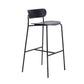 Modern Style Low Back Bar-stool Wooden Bar Stool with Metal Legs Clearhalo 'Bar Furniture' 'Bar Stools' 'bar_stools' 'furn' 'furn_bar_stools' 'Furniture' 'furniture_bar_stools' 'Kitchen & Dining Furniture' 1200x1200_1f442309-1cdb-41f2-b1a3-b97d124b8639