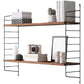 Wall-mount Bookshelf Modern Wooden Bookcase with Multi Shelves