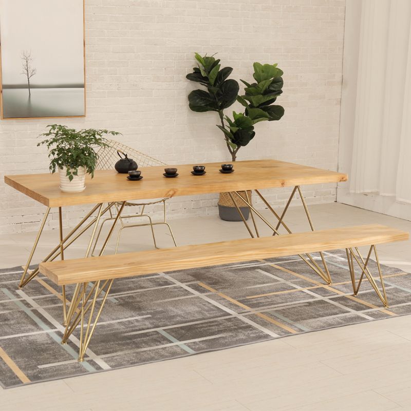 Traditional Luxury Dining Table Rectangle 4 Legs Home Furniture for Indoor Clearhalo ' dining_table' 'Dining Tables & Seating' 'Dining Tables' 'furn' 'furn_dining_table' 'Furniture' 'furniture_dining_table' 'Kitchen & Dining Furniture' 'kitchen&dining_furn' 'kitchen' 'kitchen_dining_table' 1200x1200_1f478fb8-02d2-4dc1-9837-2db6fce2759a