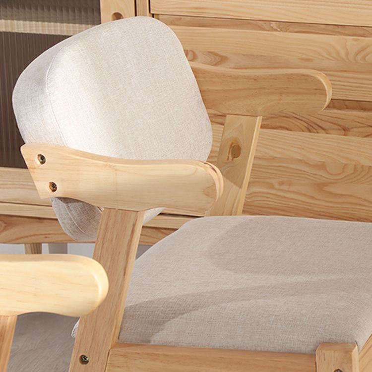 Contemporary Style Wooden Dining Chairs Open Back Dining Arm Chairs for Kitchen Clearhalo ' kitchen&dining_furn' 'Dining Chairs' 'Dining Tables & Seating' 'dining_chair' 'furn' 'furn_dining_chair' 'Furniture' 'furniture_dining_chair' 'Kitchen & Dining Furniture' 'kitchen' 1200x1200_1f47ba37-92e1-416d-affc-4ddd3cf6ecc0