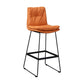 Modern Armless Backrest Counter Stool Steel Bar Stool with Leather Cushion Clearhalo 'Bar Furniture' 'Bar Stools' 'bar_stools' 'furn' 'furn_bar_stools' 'furniture_bar_stools' 'Kitchen & Dining Furniture' 'kitchen&dining_furn' 'kitchen' 'kitchen_furn' Furniture' 1200x1200_1f493349-4e28-4725-ba37-7749819b575a