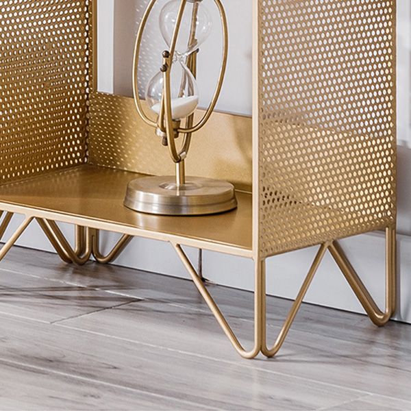 Scandinavian Metal Geometric Bookshelf Vertical Open Iron Bookshelf Clearhalo 'Bookcases' 'furn' 'furn_bookcases' 'Furniture' 'furniture_bookcases' 'kitchen' 'kitchen_bookcases' 'Living Room Furniture' 'Office Furniture' 1200x1200_1f4a31d9-ac48-45fe-9d18-f25df03b8159