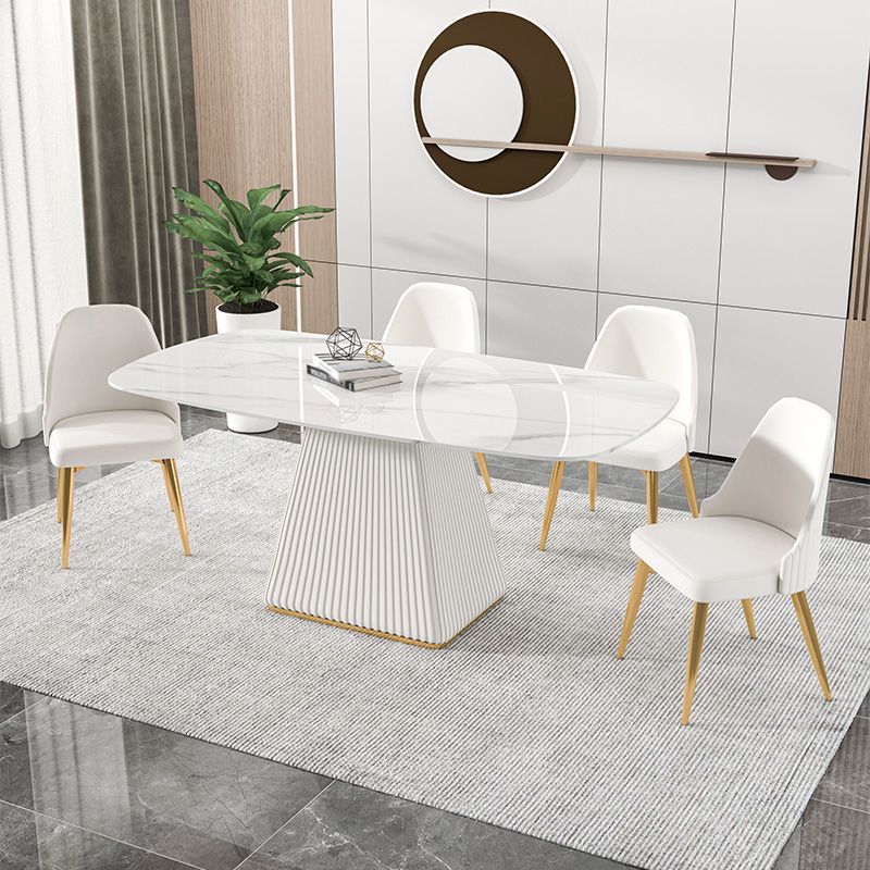 Nordic 1/2/5/7 Pieces White Dining Set Sintered Stone Dining Furniture Set /Separate Items Clearhalo 'Dining Room Sets' 'Dining Tables & Seating' 'dining_room_set' 'furn' 'furn_dining_room_set' 'Furniture' 'furniture_dining_room_set' 'Kitchen & Dining Furniture' 'kitchen&dining_furn' 'kitchen' 1200x1200_1f4aae94-2473-4d5e-8020-dee1025374ae