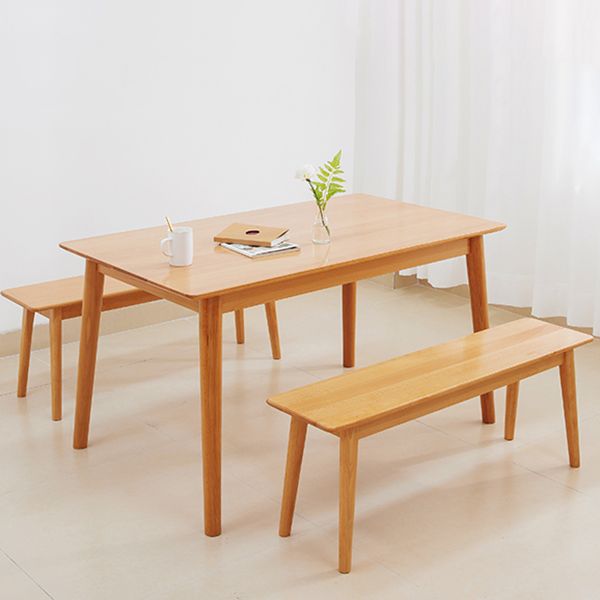 Rectangle Solid Wood Dining Table Modern Beech Wood Table in Nature with 4 Legs Clearhalo ' dining_table' 'Dining Tables & Seating' 'Dining Tables' 'furn' 'furn_dining_table' 'Furniture' 'furniture_dining_table' 'Kitchen & Dining Furniture' 'kitchen&dining_furn' 'kitchen' 'kitchen_dining_table' 1200x1200_1f4ac1ed-3a33-457c-bee7-c01195c30ef4