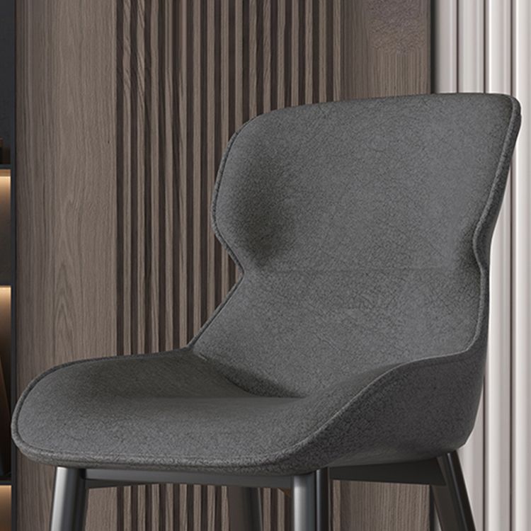 Industrial Style Parsons Chair Kitchen Armless Dining Chairs with Metal Legs Clearhalo ' kitchen&dining_furn' 'Dining Chairs' 'Dining Tables & Seating' 'dining_chair' 'furn' 'furn_dining_chair' 'Furniture' 'furniture_dining_chair' 'Kitchen & Dining Furniture' 'kitchen' 1200x1200_1f4f484d-d97b-43cf-b39e-52bc10c78da8