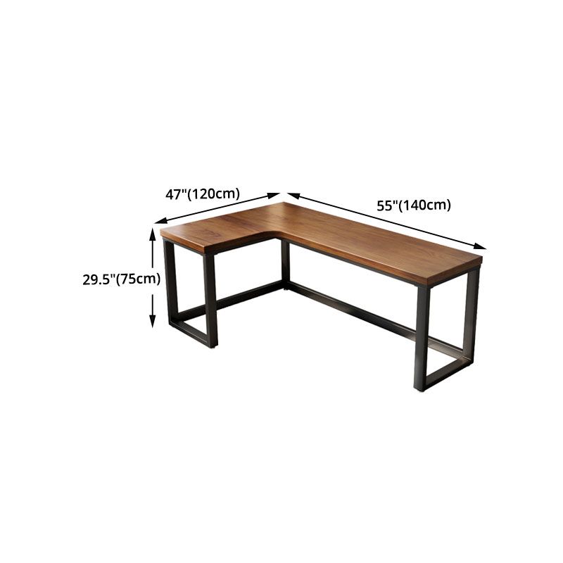 L-Shape Writing Table Industrial Solid Wood Fixed Home Working Table Clearhalo 'furn' 'furn_office_desk' 'Furniture' 'Office Desks' 'Office Furniture' 'office_desk' 1200x1200_1f4f88ba-9992-4694-a12c-a268f9c5c27d