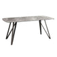 Modern Style Dining Table Sintered Stone Table with 4 Legs Carbon Steel Base Clearhalo ' dining_table' 'Dining Tables & Seating' 'Dining Tables' 'furn' 'furn_dining_table' 'Furniture' 'furniture_dining_table' 'Kitchen & Dining Furniture' 'kitchen&dining_furn' 'kitchen' 'kitchen_dining_table' 1200x1200_1f4fa5e9-6ea6-46f9-846e-9b79874e9204
