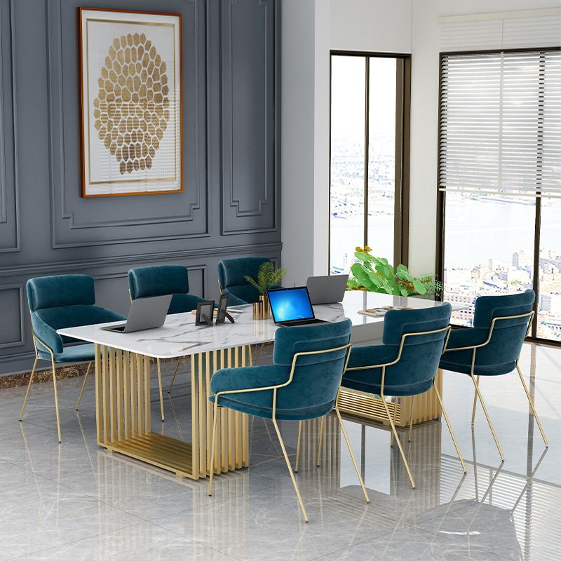 Curved Meeting Table Office Artificial Marble Luxury Writing Desk Clearhalo 'furn' 'furn_office_desk' 'Furniture' 'Office Desks' 'Office Furniture' 'office_desk' 1200x1200_1f501a1f-f039-4bfd-bd6b-993226a35ed9