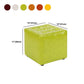 Cube Ottoman Square Solid Color Water Resistant Glam Ottoman