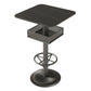 Industrial Style Bar Wine Table Black Bar Dining Table with Storage Clearhalo 'Bar Furniture' 'Bar Tables' 'bar_tables' 'furn' 'furn_bar_tables' 'Furniture' 'Kitchen & Dining Furniture' 1200x1200_1f532728-6987-443b-a854-7f26773a61ff