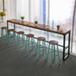 Modern Style Bar Table Set 1/7 Pieces Rectangle Wood Counter Table with Stools Clearhalo 'Bar Furniture' 'furn' 'furn_home_bar_bar_sets' 'Furniture' 'Home Bars & Bar Sets' 'home_bar_bar_sets' 'Kitchen & Dining Furniture' 1200x1200_1f5534e7-beb0-4a81-98a0-752c14ed9472