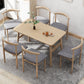 Modern 1/4/7 Pieces Dining Set Rectangle Artificial Wood Dining Table for Dining Room Clearhalo 'Dining Room Sets' 'Dining Tables & Seating' 'dining_room_set' 'furn' 'furn_dining_room_set' 'Furniture' 'Kitchen & Dining Furniture' 'kitchen&dining_furn' 'kitchen' 1200x1200_1f5548f8-bbd6-4dca-a452-b875b4a13e33