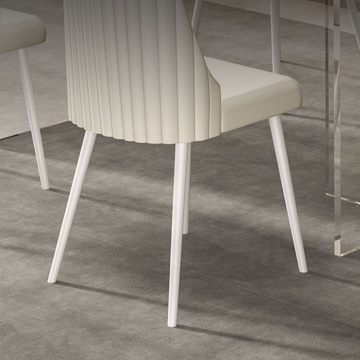 Designer Style Sintered Stone Dining Set Rectangle 1/2/5/7 Pieces Dining Table with Chairs Clearhalo 'Dining Room Sets' 'Dining Tables & Seating' 'dining_room_set' 'furn' 'furn_dining_room_set' 'Furniture' 'furniture_dining_room_set' 'Kitchen & Dining Furniture' 1200x1200_1f59c81b-5bff-48eb-9e92-beb43f441d30