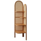Contemporary Wooden Bookshelf Corner 4 Shelves Closed Back Bookcase Clearhalo 'Bookcases' 'furn' 'furn_bookcases' 'Furniture' 'Office Furniture' 1200x1200_1f5cd781-dbcb-49b5-8d0a-22b91a1ba109