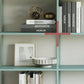 Scandinavian Etagere Bookcase Metal Open Back Bookshelf with Shelves