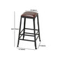 Industrial Metal Stool Wood Rectangle Seat Counter Stool in Matte Finish Clearhalo 'Bar Furniture' 'Bar Stools' 'bar_stools' 'furn' 'furn_bar_stools' 'Furniture' 'Kitchen & Dining Furniture' 1200x1200_1f63663b-de03-4aaf-9ba3-d47615c83a65