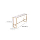 Glam Bar Height Table White Faux Marble Top Bistro Bar Table with Trestle Base Clearhalo 'Bar Furniture' 'Bar Tables' 'bar_tables' 'furn' 'furn_bar_tables' 'Furniture' 'Kitchen & Dining Furniture' 1200x1200_1f64c0c3-61fb-4bff-afef-64ab9b897960