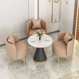 Luxury Sintered Stone Top Dining Table Indoor Round Table with Metal Pedestal Clearhalo 'Dining Tables & Seating' 'Dining Tables' 'dining_table' 'furn' 'furn_dining_table' 'Furniture' 'furniture_dining_table' 'Kitchen & Dining Furniture' 'kitchen' 'kitchen_dining_table' 1200x1200_1f6553f1-3c19-4c58-98e7-9eb9df1f854c