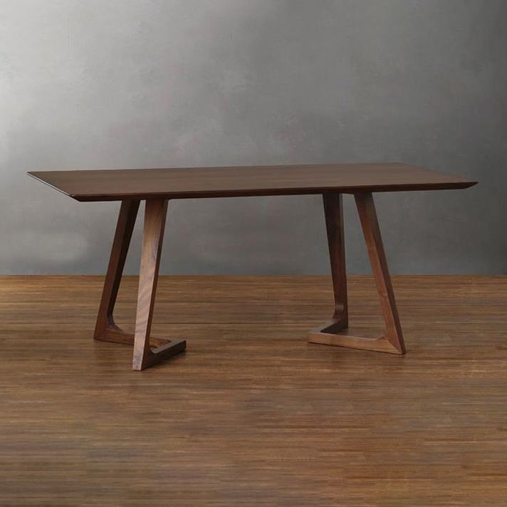 Modern Rectangle Dining Table Pine Solid Wood Table with Double Pedestal for Home Kitchen Dinner Clearhalo ' dining_table' 'Dining Tables & Seating' 'Dining Tables' 'furn' 'furn_dining_table' 'Furniture' 'furniture_dining_table' 'Kitchen & Dining Furniture' 'kitchen&dining_furn' 'kitchen' 'kitchen_dining_table' 1200x1200_1f65fa12-38a6-4cdc-8f2f-0dec8d4c9ed4