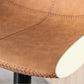 Modern Leather Adjustable Height Barstool Indoor Bar Stool with Low Back Clearhalo 'Bar Furniture' 'Bar Stools' 'bar_stools' 'furn' 'furn_bar_stools' 'Furniture' 'furniture_bar_stools' 'Kitchen & Dining Furniture' 1200x1200_1f661508-69f5-4542-8026-98f9de2aadc5