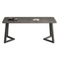 Rectangle Sintered Stone Table for Restaurant Industrial Dining Table with Double Pedestal Clearhalo 'Dining Tables & Seating' 'Dining Tables' 'dining_table' 'furn' 'furn_dining_table' 'Furniture' 'furniture_dining_table' 'Kitchen & Dining Furniture' 'kitchen' 'kitchen_dining_table' 1200x1200_1f6ab4b0-2dc4-4386-8c21-9020983d4c79