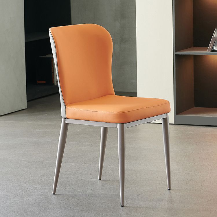 Nordic Style Upholstered Dining Chair Wingback Parsons Chair for Home Use Clearhalo ' kitchen&dining_furn' 'Dining Chairs' 'Dining Tables & Seating' 'dining_chair' 'Furniture' 'furniture_dining_chair' 'Kitchen & Dining Furniture' 'kitchen' 1200x1200_1f6dd54d-8500-48d2-887d-328c1b1a3655