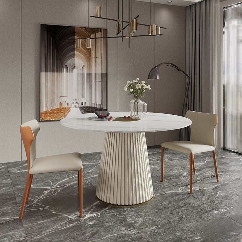 Glam 1/2/3/4/7 Pieces Dining Set Sintered Stone Dining Table Set for Dining Areas Clearhalo 'Dining Room Sets' 'Dining Tables & Seating' 'dining_room_set' 'furn' 'furn_dining_room_set' 'Furniture' 'furniture_dining_room_set' 'Kitchen & Dining Furniture' 1200x1200_1f713ea8-cd50-492a-b65b-9278badd498b