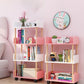 Contemporary Standard Shelf Bookcase Engineered Wood Vertical Bookcase