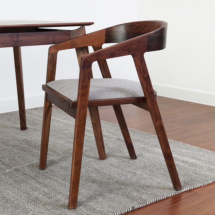 Sedie da pranzo sul lato legno poltrone da pranzo con cucina contemporanea