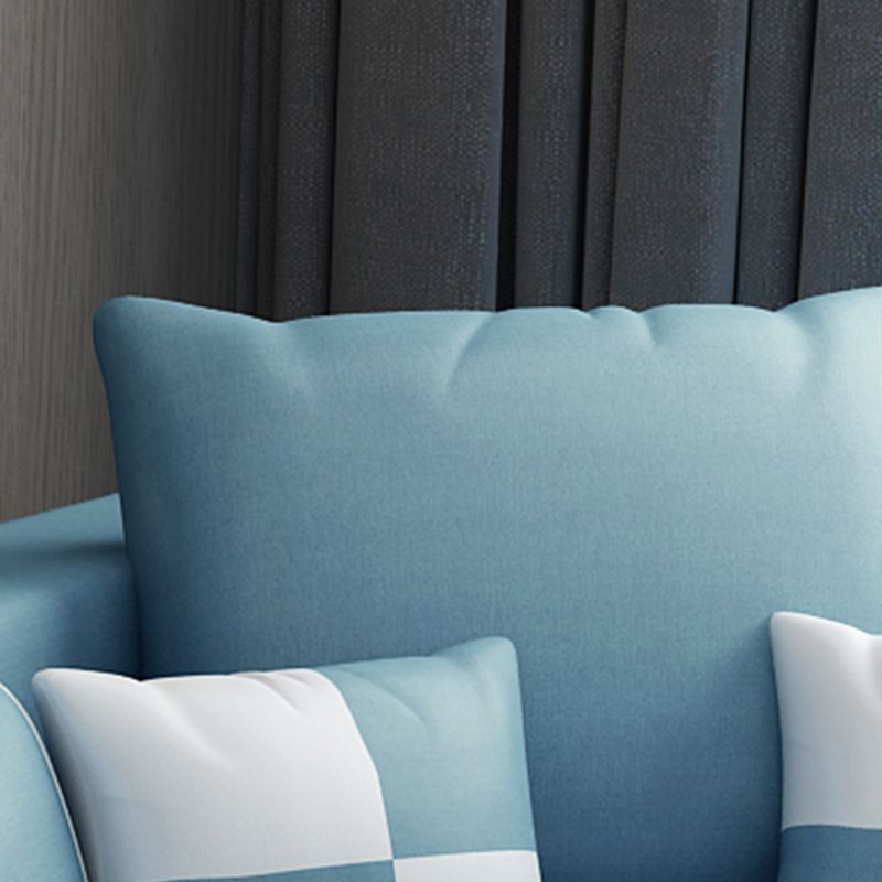 157.5"W √ó 94.49"D √ó 35.43"H Faux Leather Pillow Top Arm Sectional with Stain-Resistant Clearhalo 'furn' 'furn_sectionals' 'Furniture' 'furniture_sectionals' 'Living Room Furniture' 'Sectionals' 1200x1200_1f7cbf6f-be46-41cc-8326-e17cab8563e3