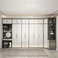 Hinged Wardrobe Armoire Modern Engineered Wood Storage Cabinet