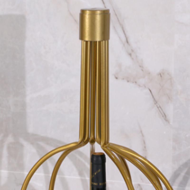 Luxury Metal Wine Holder Rack Round Floor Wine Racks with Shelf Clearhalo 'furn' 'furn_wine_racks' 'Furniture' 'Kitchen & Dining Furniture' 'Wine Racks' 'wine_racks' 1200x1200_1f802295-e941-45c7-b888-f35e1ecbe4d0